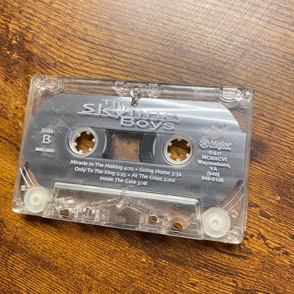 The Skyline Boys 1991 Cassette Tape